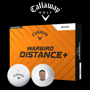 12 x Pelotas de Golf Callaway Warbird con Foto Per