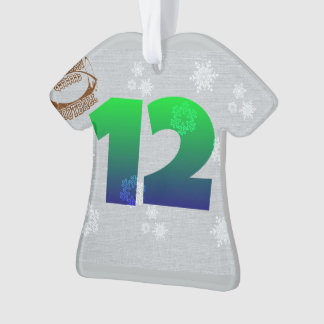 12mos seahawks del ornamento del hombre