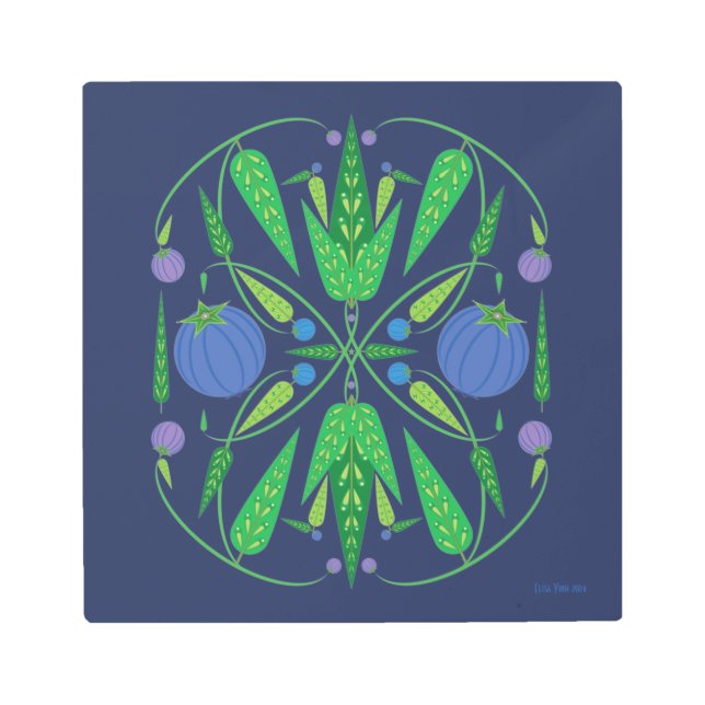 12x12 Guardian de la impresión Metalizado de Blueb (Anverso)