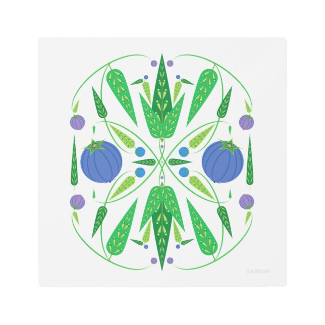 12x12 Guardian de la impresión Metalizado de Blueb (Anverso)