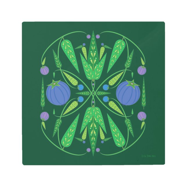 12x12 Guardian de la impresión Metalizado de Blueb (Anverso)