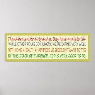 12x36 Poster - Decoración de cocina