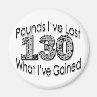 130 libras perdidas de imán
