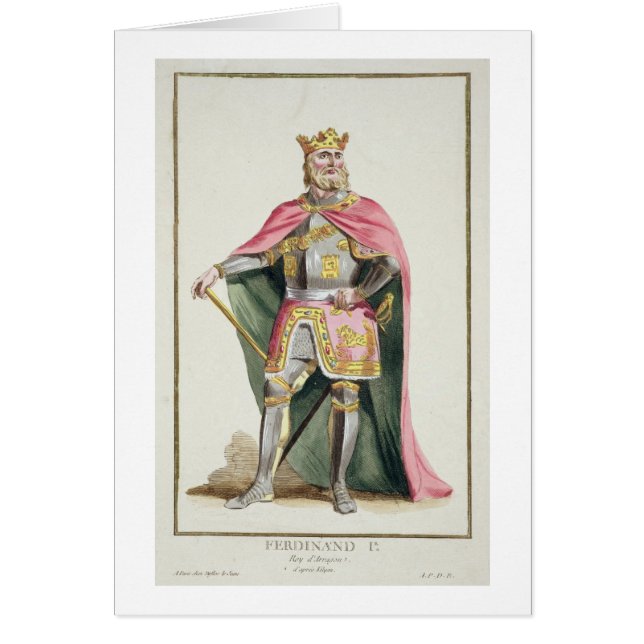 1379-1416) reyes de Fernando I (de Aragón de (Frente)