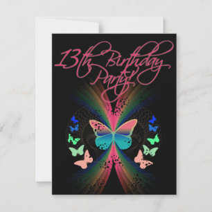 13.ª invitación a la fiesta de cumpleaños