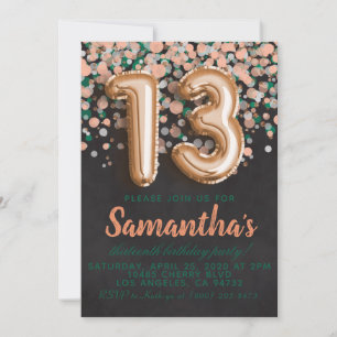 13.ª invitación a Rosa de oro por cumpleaños
