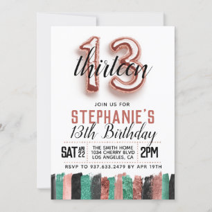 13.ª invitación a Rosa de oro por cumpleaños