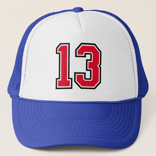 13.º sombrero camionero de cumpleaños (Anverso)