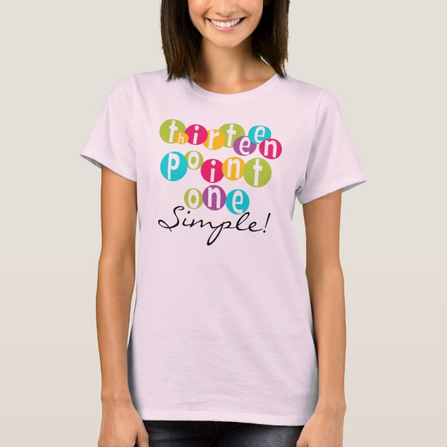 13.1 Camisetas simples (Anverso)