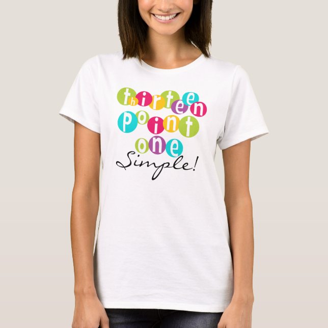 13.1 Camisetas simples (Anverso)