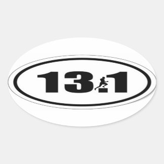 13,1 Pegatina con Runner
