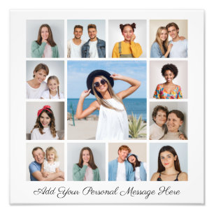 13 Collage de fotos Añadir Un Saludo Foto Ampliaci