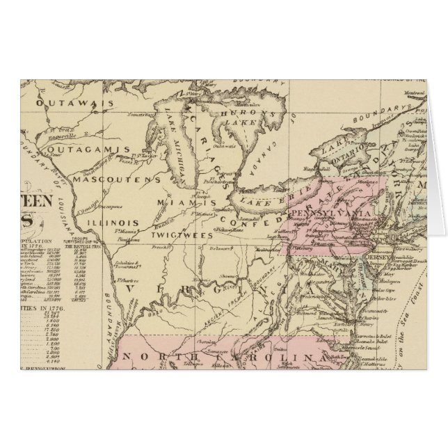 13 colonias 1776 (Anverso (Horizontal))