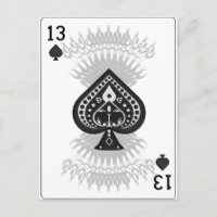 13 de Spades: Tarjeta de reproducción: