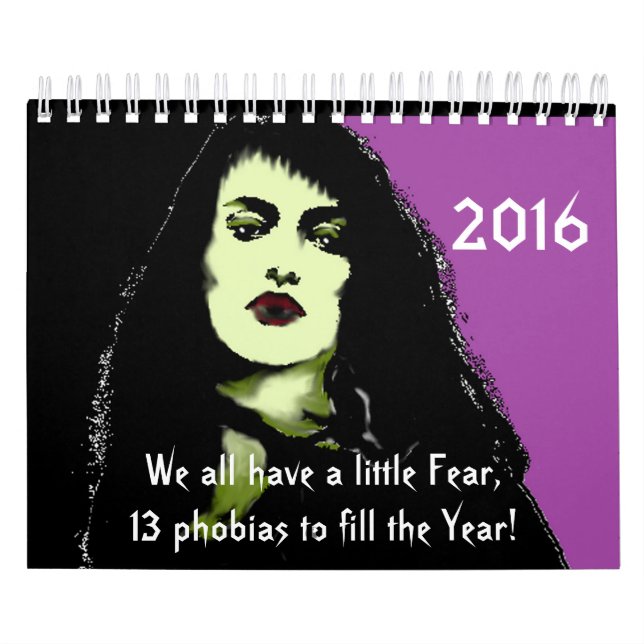 13 Fobias para llenar el calendario anual (Tapa)