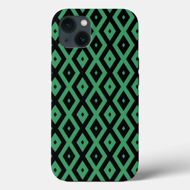 13 Funda Case-Mate para iPhone con patrón de diamante (Reverso )