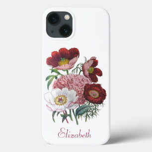 13 Funda para iPhone Case-Mate de peonías personaliza