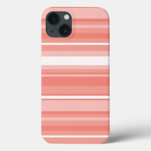 13 Funda para iPhone Case-Mate de rayas de coral