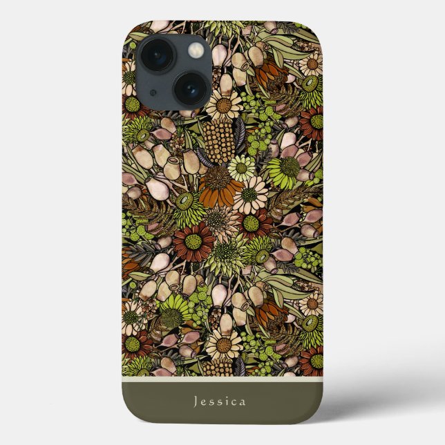 13 Funda para iPhone Garden Case-Mate Jardín de flore (Reverso)