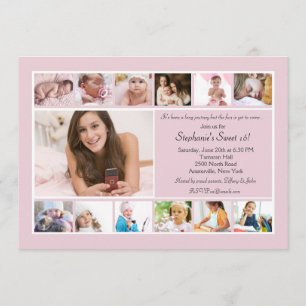 13 Invitación al Collage de fotos