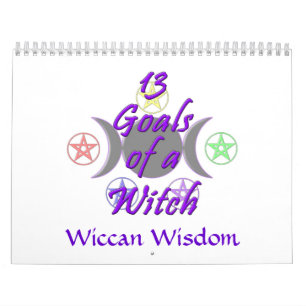 13 metas y calendario de la sabiduría de Wiccan