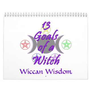 13 metas y calendario de la sabiduría de Wiccan