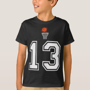 13 Número Basketball Style Vintage White Tank Top