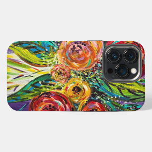13 Pro funda de flores para iPhone