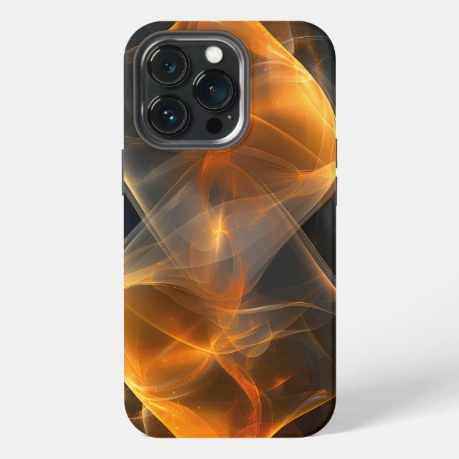 13 Pro Funda para iPhone abstracta vibrante (Reverso )