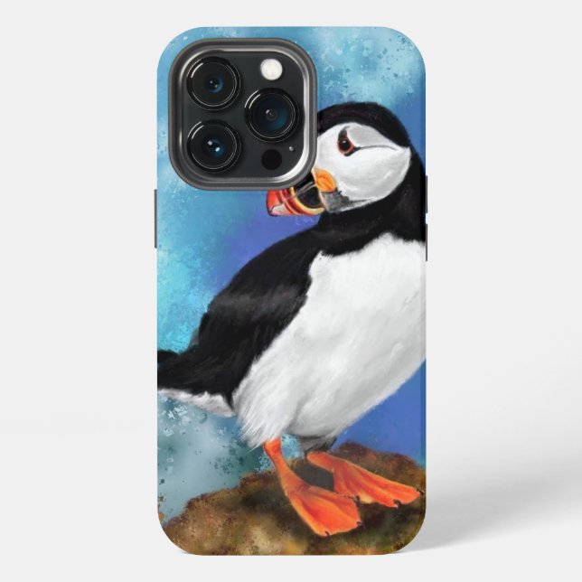 13 Pro Funda para iPhone Atlantic Puffin (Reverso )
