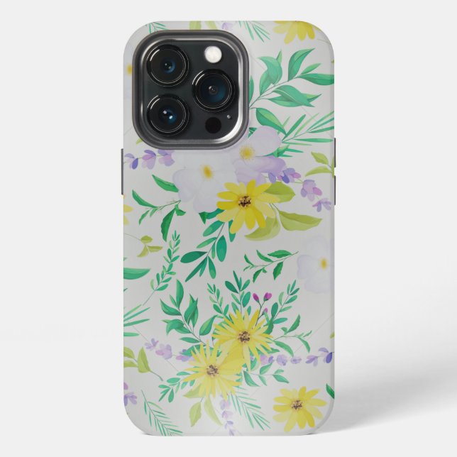 13 Pro Funda para iPhone Case-Mate Flores Silvestres (Reverso )