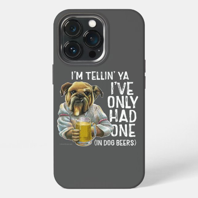 13 Pro Funda para iPhone Case-Mate Perros Cerveza (Reverso )