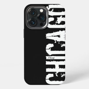 13 Pro Funda para iPhone Chicago - Estilo Urbano Blanco y
