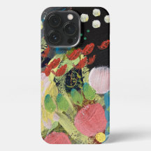 Funda para iPhone Flores en la Noche