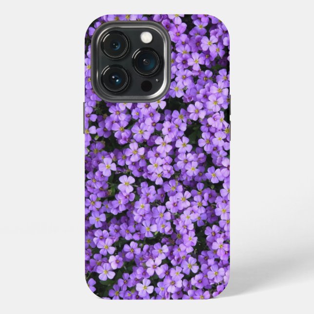 13 Pro Funda para iPhone Flores Violetas Violetas Primave (Reverso )