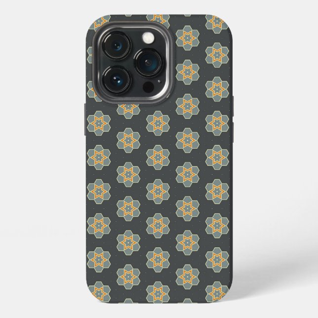 13 Pro Funda para iPhone Geometric Design 015 (Reverso )
