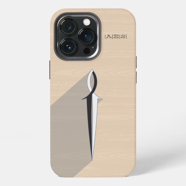 13 Pro Funda para iPhone Jesus Fish Sword con estampado d (Reverso )