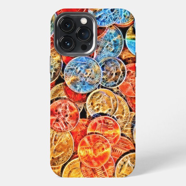 13 Pro Max Funda cargada para moneda Case-Mate para iPhone (Reverso )