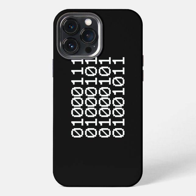 13 Pro Max Funda para iPhone Case-Mate BINARY GEEK (Reverso )
