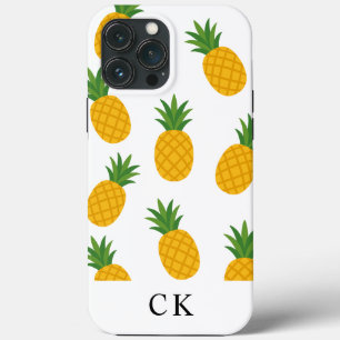 13 Pro Max Funda para iPhone Case-Mate de piña con monograma
