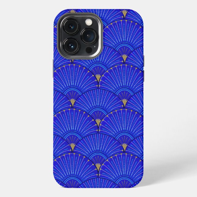 13 Pro Max Funda para iPhone Case-Mate de ventiladores azules (Reverso )