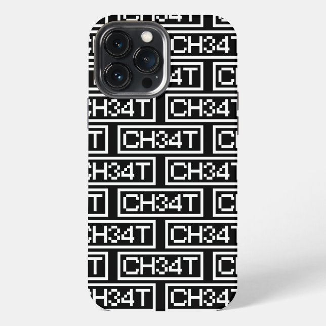 13 Pro Max Funda para iPhone Case-Mate LEET CHEAT (Reverso )
