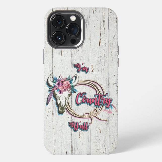 13 Pro Max Funda para iPhone Cow Skull And Rope Case-Mate (Reverso )