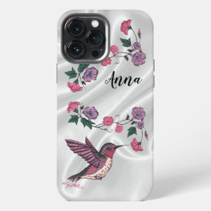 13 Pro Max Funda para iPhone de colibrí