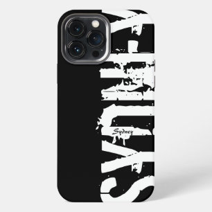 13 Pro Max Funda para iPhone de estilo urbano de Sydney - Bla