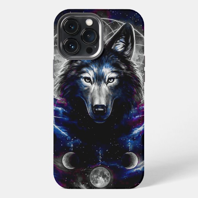 13 Pro Max Funda para iPhone Galaxy Wolf Case-Mate (Reverso )