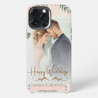 13 Pro Max Funda para iPhone / iPad boda enviar fotos e infor