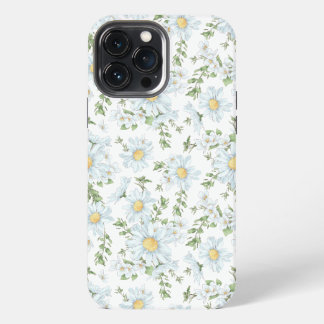 13 Pro Max Funda para iPhone / iPad de margaritas blancas