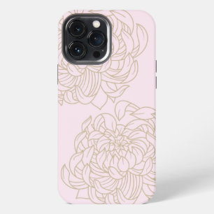 13 Pro Max Funda para iPhone / iPad floral rosa