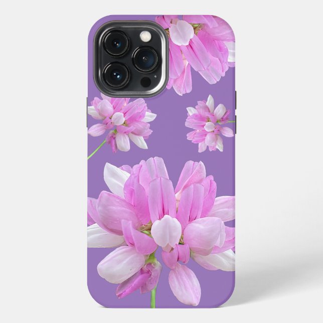 13 Pro Max Funda para iPhone / iPad 'Flores silvestres' (Reverso )